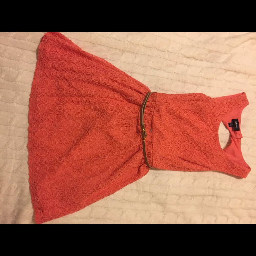 Coral dress